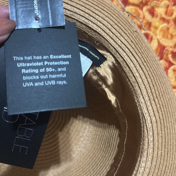🆕INC International Concepts Women’s Hat Natural/OS - Picture 7 of 13